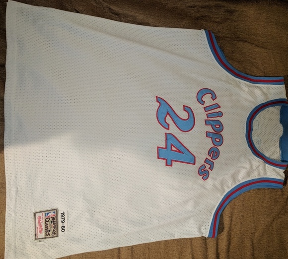 mitchell and ness clippers jersey